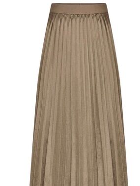 Gold metallic skirt